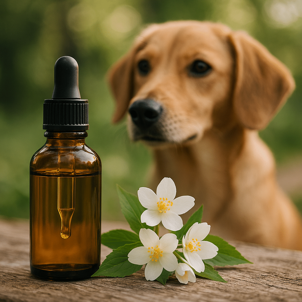 Donner des fleurs de Bach à un chien