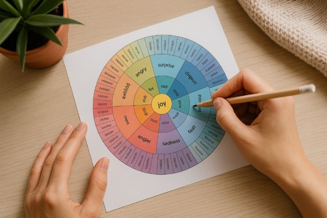 La roue des émotions : l’outil coloré qui aide à mieux se comprendre